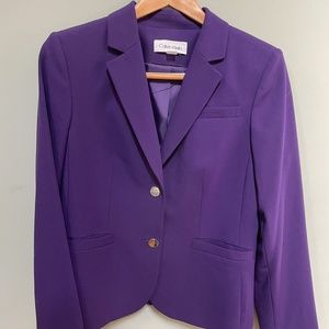 Calvin Klein royal purple blazer